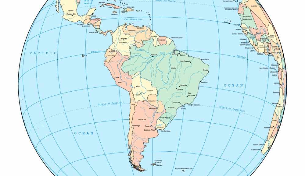 Географическое положение Южной Америки. Видеоурок. География 7 Класс
