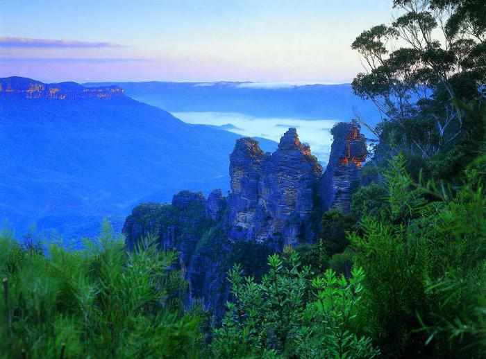 Национальный парк Австралии Голубые горы: координаты, описание ...